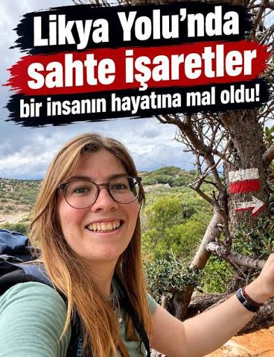 Likya Yolu'nda kaybolan 33 yaşındaki Alman turist Friederike Elisabeth  Newrzella'dan maalesef acı haber geldi. 16 gündür aranan genç kadının  cansız bedeni, Kaş Üçağız yakınlarındaki sarp kayalık aland