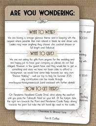 Best Wedding Invitation Inserts Designs Wedding Invitation Inserts Fun Wedding Invitations Gatsby Wedding Theme