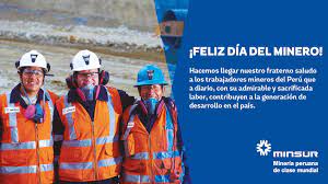 El programa del primer día ofrece conferencias técnicas y una conferencia magistral una conferencia, y el jueves 14, el día del ingeniero de minas, se ofrecerá una conferencia magistral que. Minsur Auf Twitter Feliz Dia Del Minero Hacemos Llegar Nuestro Fraterno Saludo A Los Trabajadores Mineros Del Peru Que A Diario Con Su Admirable Y Sacrificada Labor Contribuyen A La Generacion De
