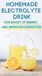 Energizing And Hydrating Electrolyte Drink With Ginger Recipe Electrolyte Drink Homemade Electrolyte Drink Electrolytes