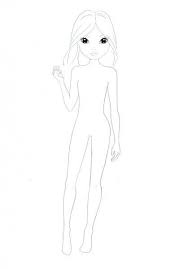 Dibujos De Top Model Para Colorear
