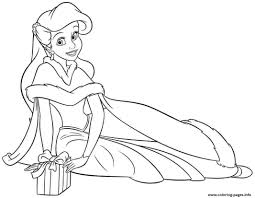 Print Princess Ariel Human Christmas Coloring Pages Disney Princess Coloring Pages Princess Coloring Ariel Coloring Pages