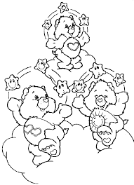 Coloriage A Imprimer Bisounours Gonglent Avec Les Etoiles Gratuit Et Colorier Bisounours Ours A Colorier Coloriage