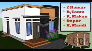 Gambar desain rumah 4x6 dengan desain minimalis ini takkan memerlukan tanah luas sebagai lahan pembangunannya. Desain Rumah Minimalis 4x8 Meter 2 Kamar Tidur Jdrg Official Youtube