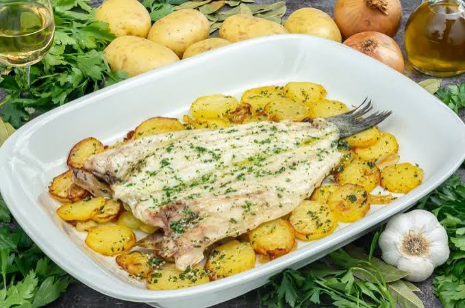 Baked Sea Bass