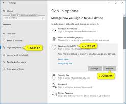 Click the start button, and then click settings. Remove Pin From Your Account In Windows 10 Tutorials