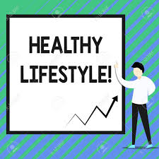 Conceptual Hand Writing Showing Healthy Lifestyle Concept Meaning