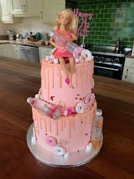 Barbie baker doll comes with a sweet playset that lets kids bake, decorate and display cakes using barbie dough and fun working features! Bunkie Bakes Drunk Barbie This Two Tiered 21st Facebook