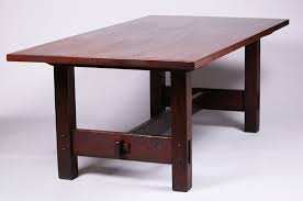 Rare Gustav Stickley Rectangular Dining Table Stickley Furniture Craftsman Style Furniture Rectangular Dining Table