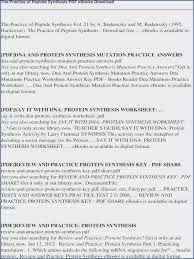 Dna coloring worksheet answers x biology corner. Protein Synthesis Worksheet Answers Laney Lee