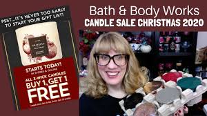Bath Body Works Haul Candle Sale Christmas 2020 Youtube