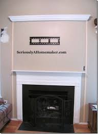 This is your best bet if you have a wood burning fireplace where the wall is most likely built with bricks. How To Hide Tv Cords In Trim Work Sawdust Girl
