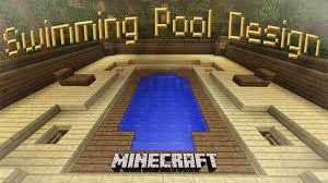 Minecraft How To Make A Cool Swimming Pool Design Cool Swimming Pools Swimming Pool Designs Pool Designs