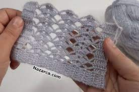 Mil Isi Kolay Yelek Modeli Ornek Yapimi Nazarca Com Baby Knitting Patterns Desenler Boncuk Tig