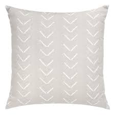 Featuring A Simple Stamped Print This Throw Pillow Is The Perfect Way To Add Subtle Color And Style To Any Living Roo Throw Pillows Pillows Grey Throw Pillows