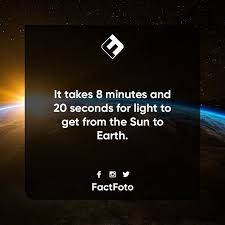 Sun Earth Light Science Fact Trivia Facts Understanding Knowledge