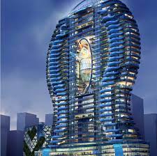 インド ムンバイのバーンドラ bandra に建築が計画されている 高層タワーマンション bandra ohm 最大の特徴は各部屋のバルコニーにプールが設置されている点にあり 高さ140メートル 30階建ての各階でリゾート気分が味わえる 本マンションは 香港に本社を置く