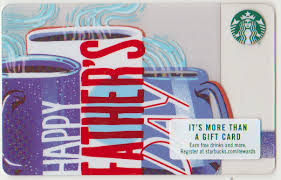 Father S Day Starbucks Gift Card Happy Fathers Day Starbucks Card