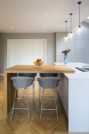 This would be in an open concept or partially open concept kitchen with dining space. Good Bar Stools For Modern Country Look Kitchen Bar Table Contemporary Kitchen Modern Kitchen