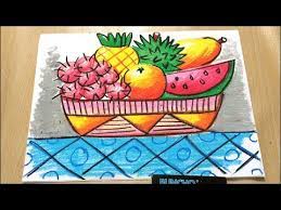 Ribuan contoh gambar lukisan terbaik dan keren keren Lukisan Buah Buahan Tempatan Di Atas Meja Cikimm Com