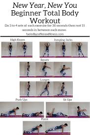 New Year New You Total Body Workout The First Part Of This Beginner Series Is A Total Body Workout This Total Body Workout Fitness Body Body Workout At Home