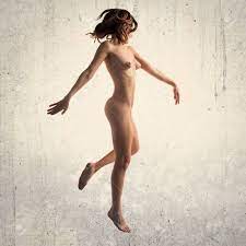 Naked Pretty Girl Jumping Stock Photo, Picture and Royalty Free Image.  Image 53214066.