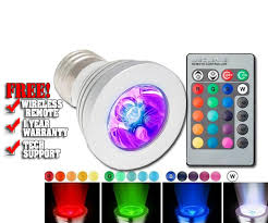 Magic Lighting Led Light Bulb And Remote With 5 Modes And 16 Different Colors Dj Led Bulbs Dj Led Lights Dj Equipment Chicago 123dj