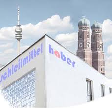 Is replaced by haber video inc. the outline of the blue oval is also wiped in from both sides beginning in the middle, instead of being drawn around it. Uber Uns Haber Schleifmittel