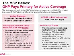 The coordination of benefits (cob) rules allow health plans to coordinate benefits when you are covered by more than on group health plan. Medicare Secondary Payer Employer Size Requirements Abd Insurance And Financial Services