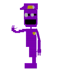 The new model For the purple guy 8-bit : r/fivenightsatfreddys