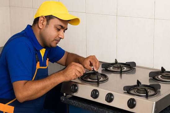 Technician working