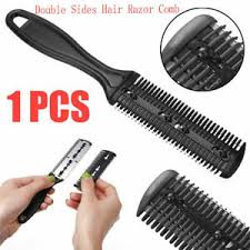To thin out your hair razor it. Double Sided Hair Thinning Razor Comb Professional Salon Hairdressing Trimmer Ebay