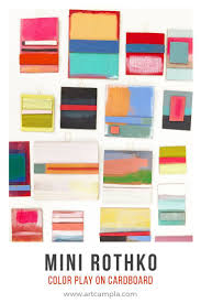 Mini Rothko 8 Rothko Art Collaborative Art Camping Art