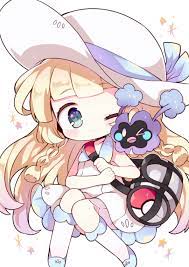 Lylia Y Nebby Cute Pokemon Wallpaper Pokemon Alola Pokemon Characters