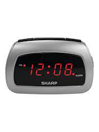 Power adapter recommended as the primary power source to enjoy the full functionality of the product. Sharp Battery Backup Electric Powered Digital Alarm Clock 2 34 X 4 14 X 2 Blacksilver Office Depot