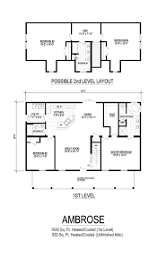 Ambrose Floorplan Barndominium Floor Plans Building Systems Floor Plans