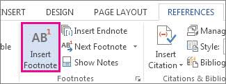 Click the dialogue box launcher to proceed with the process. Microsoft Office Tutorials Add Footnotes And Endnotes In Word