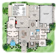 These models are actually adjusted versions of already popular models from our collection. Plan 86058bw Well Planned Contemporary Home Mediterranean Style House Plans House Floor Plans Mediterranean House Plans