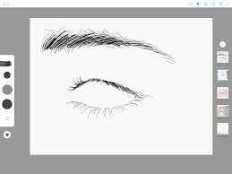Step 2 Draw Outlines Drawing Your Eye In Adobe Sketch With Apple Ipad Pro And Apple Pencil Apple Pencil Digital Painting Drawings