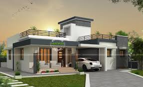Contemporary Single Storey Box Type Home Kerala House Design Bungalow House Design Single Floor House Design