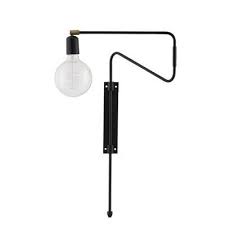 swing vegglampe 35 cm sort house doctor rum21 no vagglampa sanglampa glodlampa