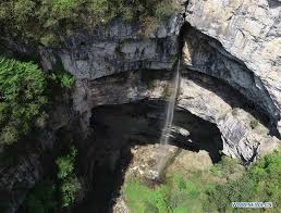 didonghe tiankeng in hanzhong, nw