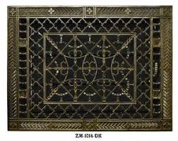 Grill Recreated 10 X 14 Brass Floor Ceiling Or Wall Grate For Air Or Heat Vent Register Cover Zm 1014 Vintage Hardware Heat Vents Flooring