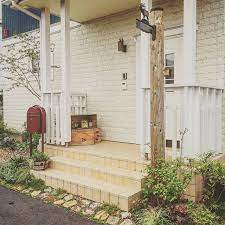 玄関 入り口 玄関ガーデン ポーチライト 古電柱 ポスト などのインテリア実例 2016 06 30 11 59 37 roomclip ルームクリップ 庭 家 外観 玄関