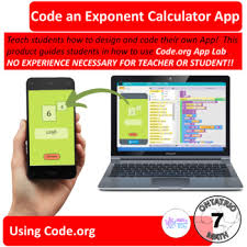 Columns in data tables are accessed by column name, not by index. Coding An Exponent Calculator App Using Code Org Grade 7 And 8 By Mathy Techy