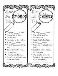 Reference Cards Show Me The Evidence Strips These Strips
