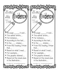 reference cards show me the evidence strips these strips