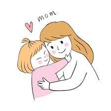 Mama E Hija Cute Easy Drawings Family Drawing Mother And Daughter Drawing