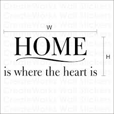 Home Is Where The Heart Is Quotes Quotesgram
