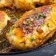 Pan Seared Chicken Breast Recipe (Super Juicy!) | Wholesome Yum
